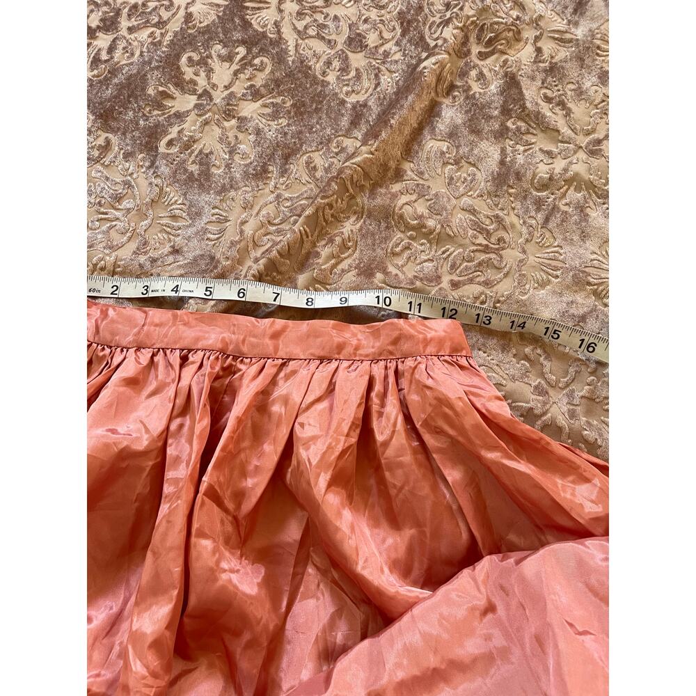 Vintage mauve pink long prairie lace ruffle skirt xs - Picture 5 of 5